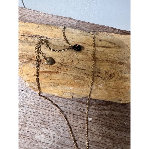 Betsey Johnson Pink Cupcake Pendant Necklace With Gold-Tone Chain  Embellishment - Picture 2 of 6